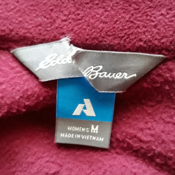 2/$25 Eddie Bauer Fleece Full Zip Jacket Size M - Picture 3 of 6